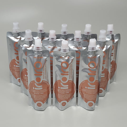 IROIRO 12 PK! Premium Natural 400-Copper Semi Permanent Hair Color 4 fl oz (New)
