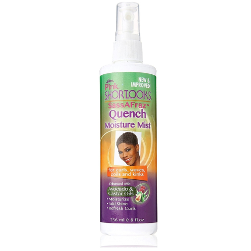 Luster's Pink Short Looks Sassafrazz Styling Spray 8 oz