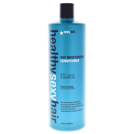 Healthy Sexy Hair Sulfate-Free Soy Moisturizing Conditioner by Sexy Hair for Unisex 33.8 oz Conditioner
