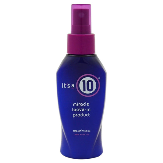 Miracle Leave-In Product by Its A 10 for Unisex 4 oz Leave-In