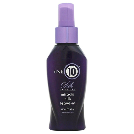 Silk Express Miracle Silk Leave-In by Its A 10 for Unisex 4 oz Conditioner