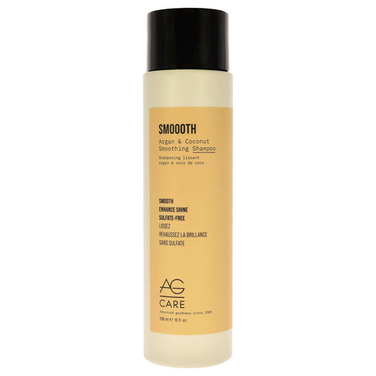 Smoooth Sulfate-Free Argan Coconut Shampoo by AG Hair Cosmetics for Unisex 10 oz Shampoo