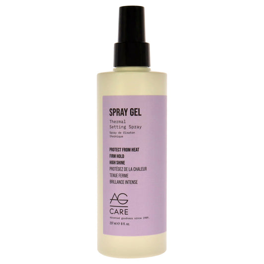 Spray Gel Thermal Setting Spray by AG Hair Cosmetics for Unisex 8 oz Hair Spray