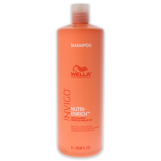 Invigo Nutri-Enrich Deep Nourishing Shampoo by Wella for Unisex 33.8 oz Shampoo