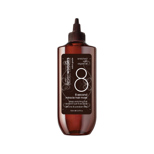 Seven Wonders Natural Hair Care 8 Second Miracle Hair Mask Enriched with Argan Oil 150ml