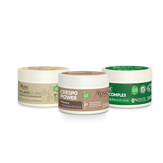 Apse Cosmetics - Curly Hair Schedule Kit (3 ITEMS)