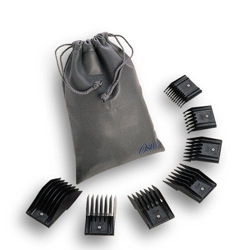 Oster Universal guide Comb Attachment Blade Guard 7-Piece Set, Size # 0, 1, 2, 4, 6, 8, 10 for Oster Clippers