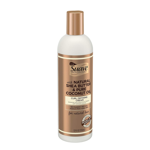 Suave Professionals for Natural Hair Shea Butter and Coconut Oil Curl Defining Cream 12oz