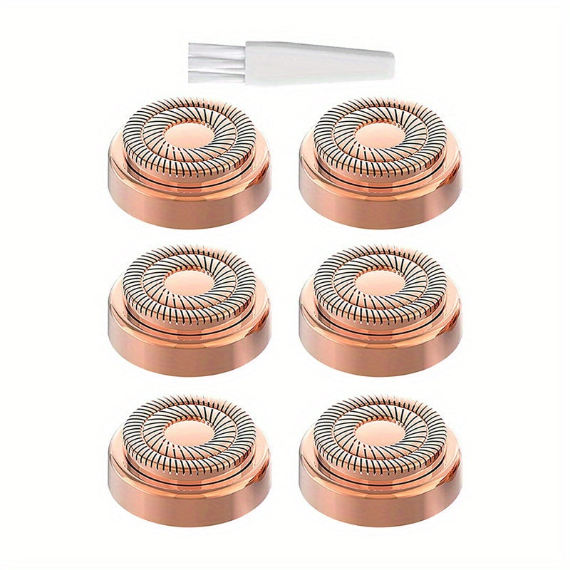 Facial Hair Removal Replacement Heads: Get a Flawless Finish with Painless & Smooth Double Halo Technology!